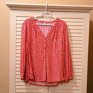 Long sleeve peasant top